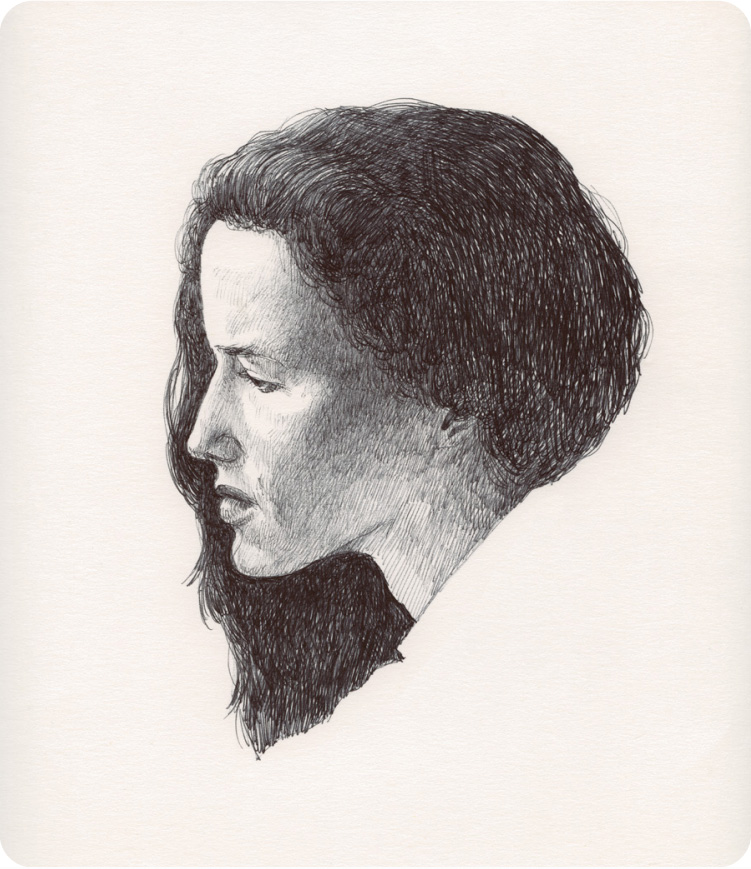 Ghita de Jongh pentekening