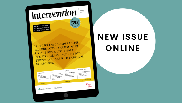 Nieuwe uitgave van Intervention Journal online