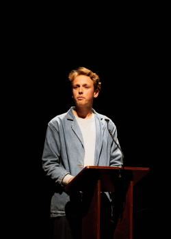 Foto Bart Nauta geeft lezing over trauma