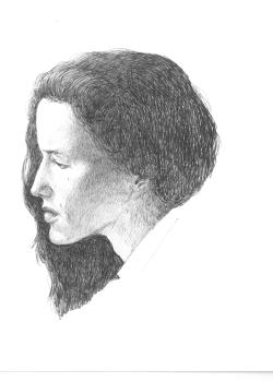 Pentekening van Ghita de Jongh