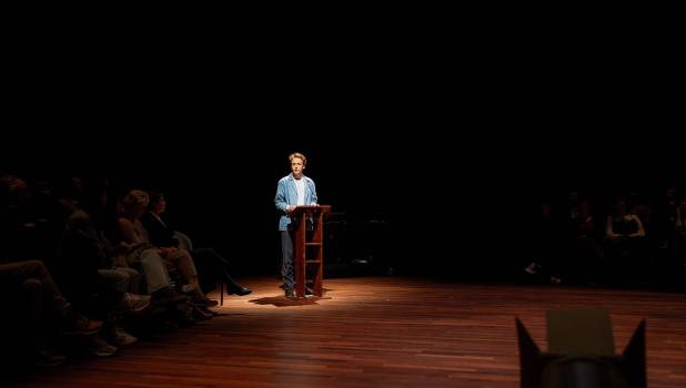 Bart Nauta geeft lezing